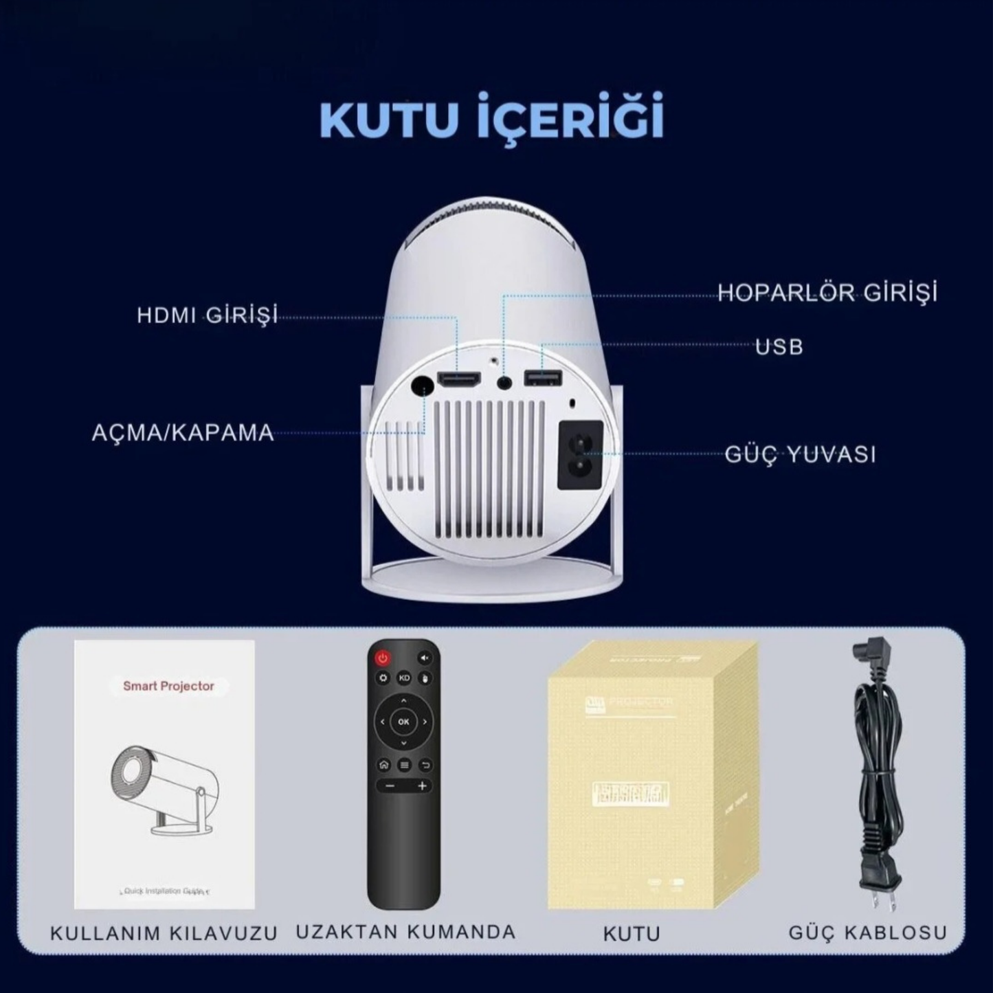 NovaLume - Manzara & TV Projektörü